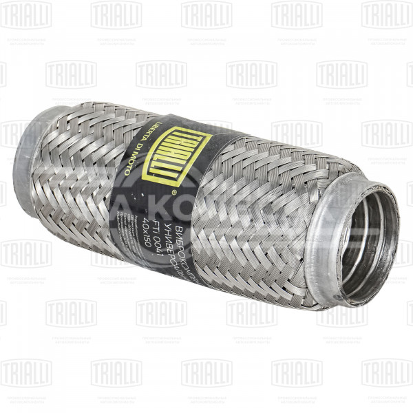 Виброкомпенсатор выхлопной трубы (Гофра) 40x150 InterLock (нержавеющая сталь)