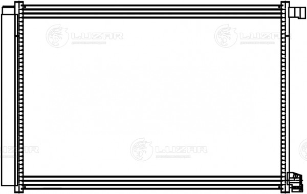 Радиатор кондиционера для автомобилей Mercedes-Benz E (W213) (16-)/C (W205) (14-)