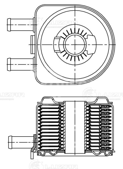 Радиатор масляный для автомобилей Boxer (02-)/Jumper (02-) 2.0D/2.2D
