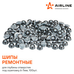 Шипы ремонтные 7 мм, 100 шт. в пакете со стикером