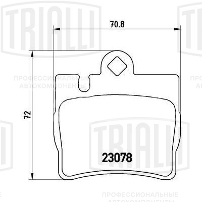 Колодки тормозные для автомобилей Mercedes S-Class (W220) (98-) / CL500-63 (C215) (99-) дисковые задние