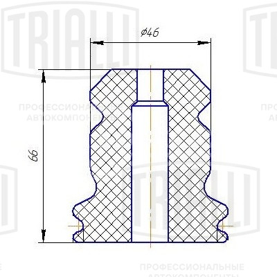 Ремкомплект амортизатора (кожух + отбойник) полиуретан