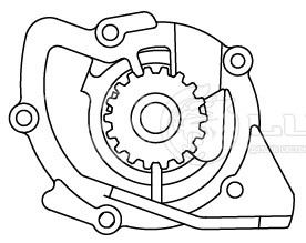 Насос водяной для автомобилей Ford Mondeo (07-)/Citroen Jumpy (07-) 2.0TDCi