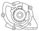 Насос водяной для автомобилей Ford Mondeo (07-)/Citroen Jumpy (07-) 2.0TDCi