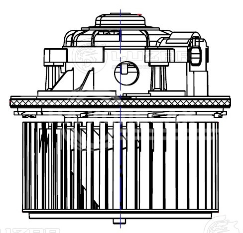 Электровентилятор отопителя для автомобилей Chevrolet Tahoe (06-)/Cadillac Escalade (06-)