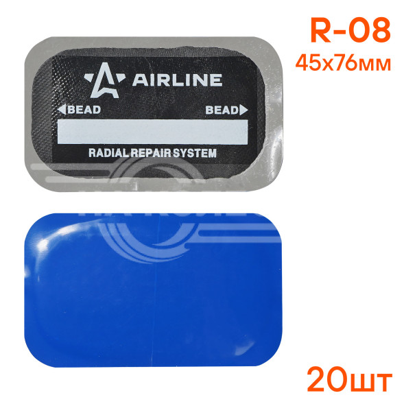 Пластырь кордовый, радиальный R-08 (45*76 мм)