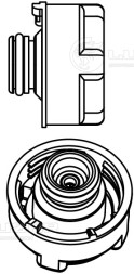 Крышка (пробка) расширительного бачка Fiat Ducato (06-)/Peugeot Boxer (06-)/Citroen Jumper (06-)