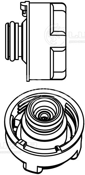 Крышка (пробка) расширительного бачка Fiat Ducato (06-)/Peugeot Boxer (06-)/Citroen Jumper (06-)