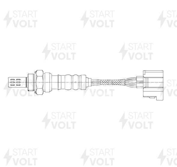 Датчик кислорода для автомобилей Mercedes-Benz S W221 (05-) 4.7i/GLK X204 (08-) 3.5i после катализатора