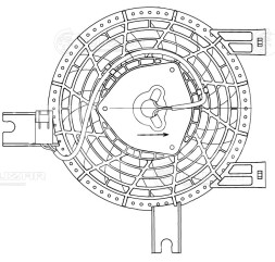Электровентилятор кондиционера для автомобиля Toyota Land Cruiser 100 (98-) (с кожухом)