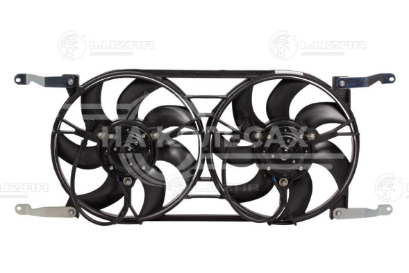 Электровентилятор охлаждения для автомобилей УАЗ Patriot (12-) (2 вент.) (с кожухом) A/C+