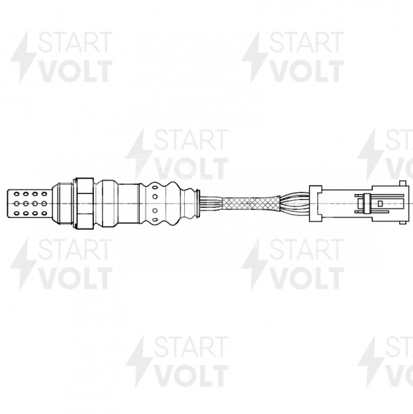 Датчик кислорода для автомобилей Ford Fusion (02-)/Fiesta (02-) 1.6i после катализатора