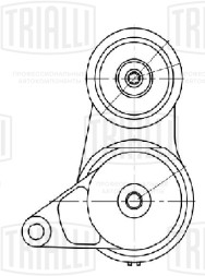 Ролик приводного ремня для автомобилей Hyundai Tucson (15-)/Creta (21-) 2.0i [NU] (с натяжным механизмом)