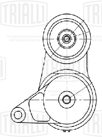 Ролик приводного ремня для автомобилей Hyundai Tucson (15-)/Creta (21-) 2.0i [NU] (с натяжным механизмом)