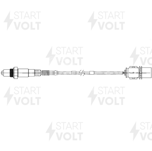 Датчик кислорода для автомобилей Haval H9 (15-) 2.0T до катализатора