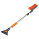 Щетка от снега и льда с телескоп. рукояткой и мягкой щетиной &quot;Волна&quot; + скребок (89-135см)
