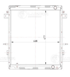 Радиатор охлаждения для автомобилей ГАЗон Next (18-) 10т. c дв. ЯМЗ 534