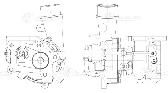 Турбокомпрессор для а/м Mazda CX-7  (07-) 2.3T