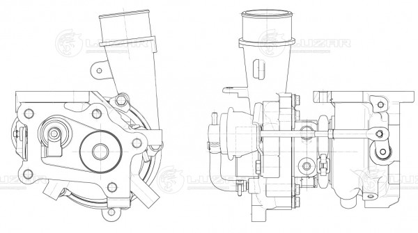 Турбокомпрессор для а/м Mazda CX-7  (07-) 2.3T