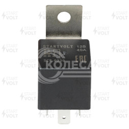 Реле автомобильное 4 контакта 12V 40A (с резистором, с кронштейном) защиты стартера