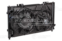 Блок охлаждения (радиатор+конденсор+вентилятор) для автомобилей Приора (тип Halla)