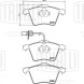 Колодки тормозные для автомобилей VW Sharan (95-) / Ford Galaxy (95-) дисковые передние (в комплекте с двумя датчиками)