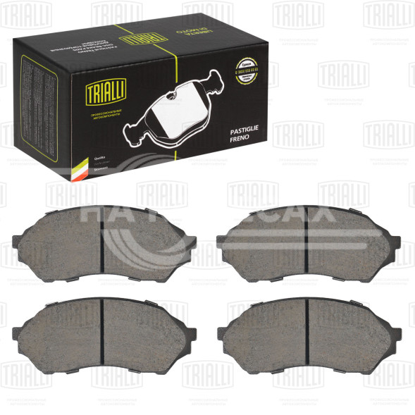 Колодки тормозные дисковые передние для автомобилей Mazda 323 (98-) (PF 4257)