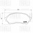 Колодки тормозные дисковые передние для автомобилей Mazda 323 (98-) (PF 4257)