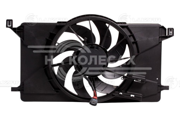 Электровентилятор охлаждения для автомобилей Ford Focus III (11-) (c кожухом)
