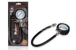 Компрессометр для бензиновых двигателей резьбовой, со шлангом