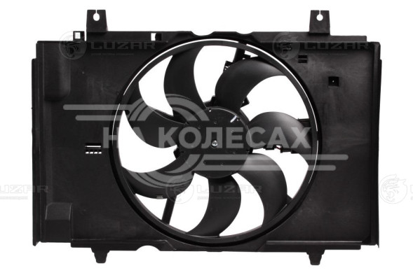 Электровентилятор охлаждения для автомобилей Nissan Juke (10-) 1.6i (с кожухом)