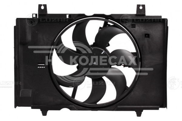 Электровентилятор охлаждения для автомобилей Nissan Juke (10-) 1.6i (с кожухом)