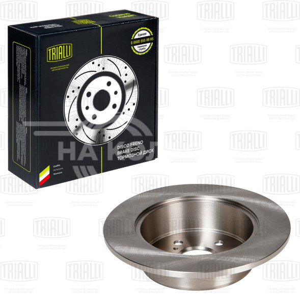 Диск тормозной для автомобилей Toyota Mark II X90 (92-)/X100 (96-) задний d=291