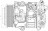 Компрессор кондиционера Lexus RX (08-)/Toyota Highlander (08-) 3.5i [2GRFE]
