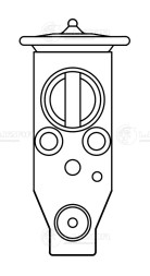 Клапан расширительный кондиционера (ТРВ) для автомобилей Qashqai (06-)/X-Trail (T31) (07-)
