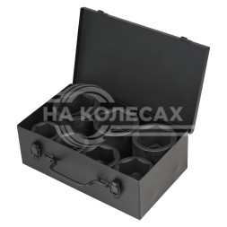 Набор головок ударных 1&quot; 60мм 7 пр. (46-75мм) мет. кейс.