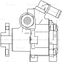 Насос ГУР для автомобилей BMW 5 (E60) (03-) 2.5i/3.0i