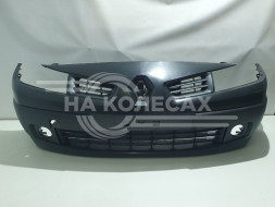 Бампер передний RENAULT MEGANE II 05-08 цельный в сборе 