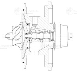 Картридж турбокомпрессора для а/м Ford Transit (11-) 2.2D Е-5 (тип GTB1749V)
