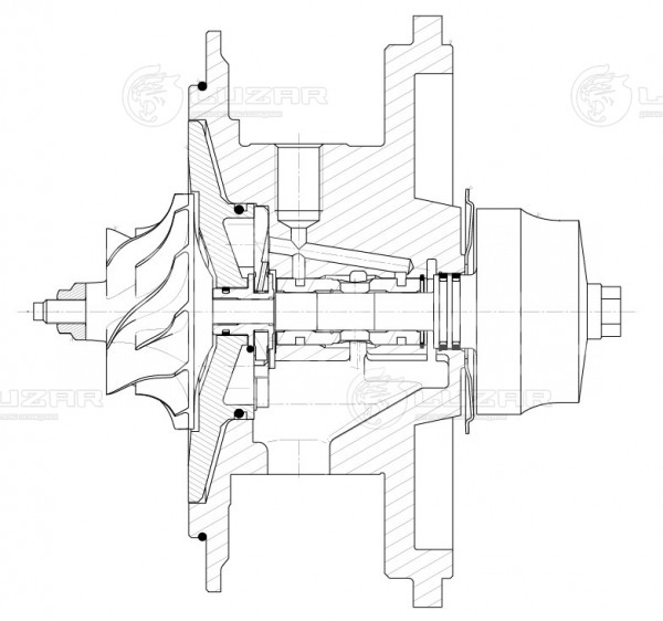 Картридж турбокомпрессора для а/м Ford Transit (11-) 2.2D Е-5 (тип GTB1749V)
