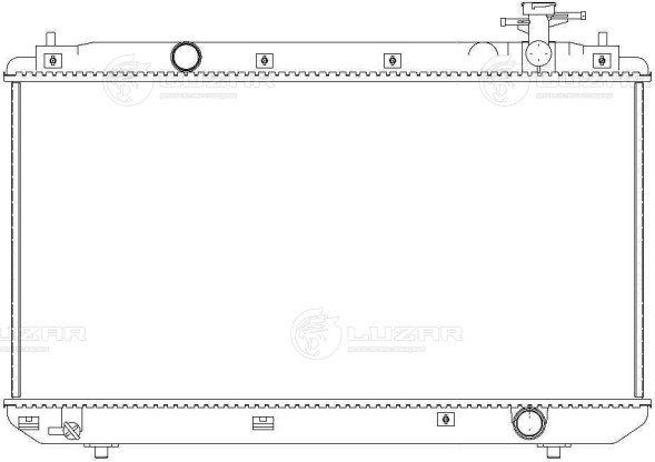 Радиатор охлаждения для автомобилей Tiggo (T11) (05-) 1.6i/1.8i/2.0i MT