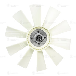 Муфта вязкостная для автомобилей КАМАЗ 4307, ПАЗ, КАВЗ с дв.CUMMINS B3.9 140 (с крыльчаткой)