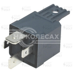 Реле автомобильное 4 контакта 12V 50A (без резистора, с кронштейном) защиты стартера