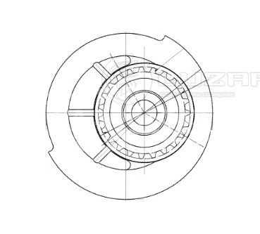 Насос водяной для автомобилей Opel Astra F (91-) 1.4i/1.6i