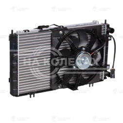 Блок охлаждения (радиатор+конденсор+вентиляторы) для автомобилей Приора (тип Panasonic)