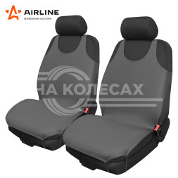 Чехлы-майки F2 передние (2 шт.), цвет серый, материал полиэстер