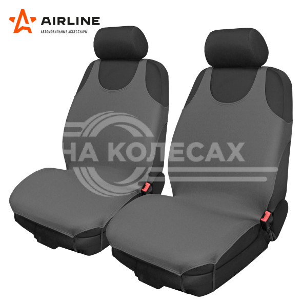 Чехлы-майки F2 передние (2 шт.), цвет серый, материал полиэстер