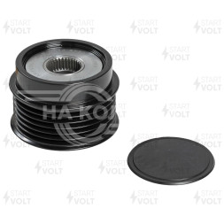 Шкив с обгонной муфтой генератора для автомобилей Kia Rio (11-) 1.4i/Sportage III (10-) 2.0i