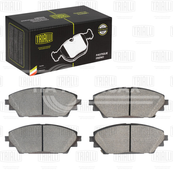 Колодки тормозные дисковые передние для автомобилей Mazda 3 (BM) (13-) / CX-3 (15-) (PF 4264)