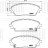 Колодки тормозные дисковые передние для автомобилей Mazda 3 (BM) (13-) / CX-3 (15-) (PF 4264)